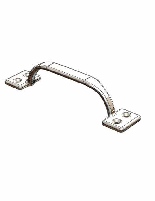 Handle Chrome Front Fixing-130mm