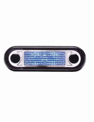 Blue Narrow Rim LED Courtesy Lamp